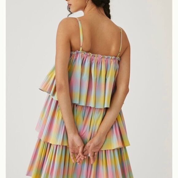NWT Anthropologie Beatrice B Square Neck tired
Rainbow dress size 0 - Picture 2 of 11